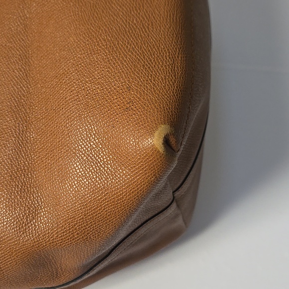 Vintage Coach Tan Leather Tote Bag - Picture 3 of 10